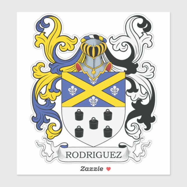 Sticker Rodriguez Family Crest (Feuille)