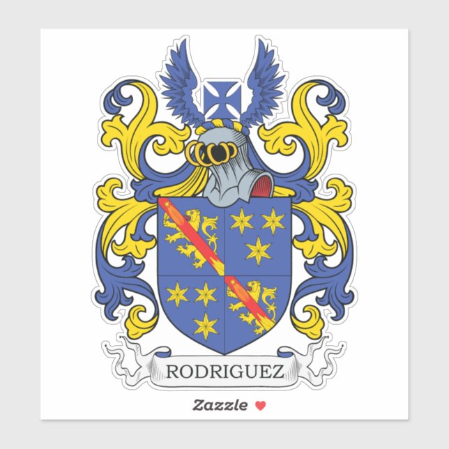 Sticker Rodriguez Family Crest (Feuille)