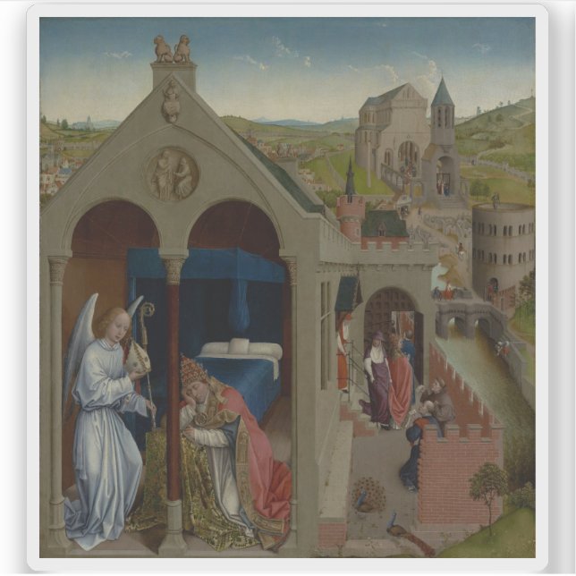 Sticker Rogier van der Weyden : Le rêve du pape Serge (Devant)