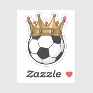 Sticker Roi de la Couronne de football