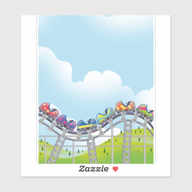 Sticker Rollercoaster (Feuille)