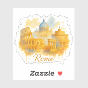 Sticker Rome Néon Style Street Pop-Art