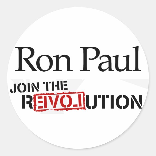 Sticker Ron Paul (Devant)