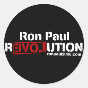Sticker Ron Paul Revolution