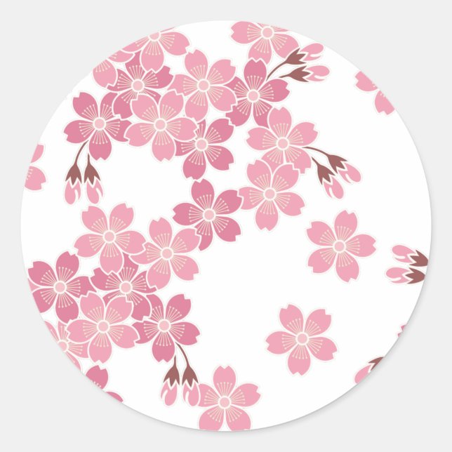 STICKER ROND さくらの花 (Devant)