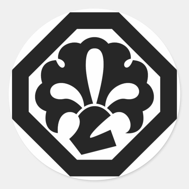 STICKER ROND 中村勘三郎（六代目） (Devant)