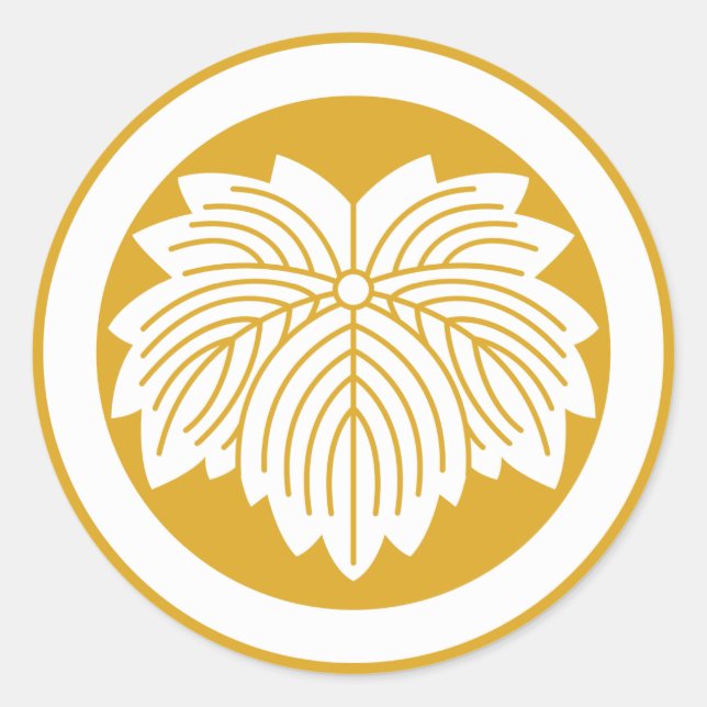 STICKER ROND 丸に鬼蔦 (Devant)