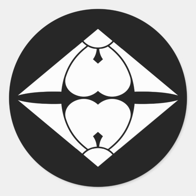 STICKER ROND 割り剣酢漿草菱 (Devant)