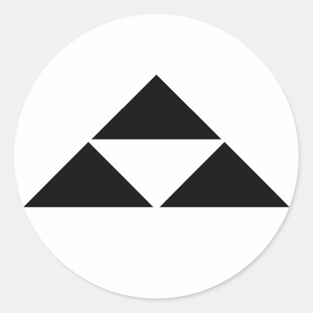 STICKER ROND 北条鱗 (Devant)