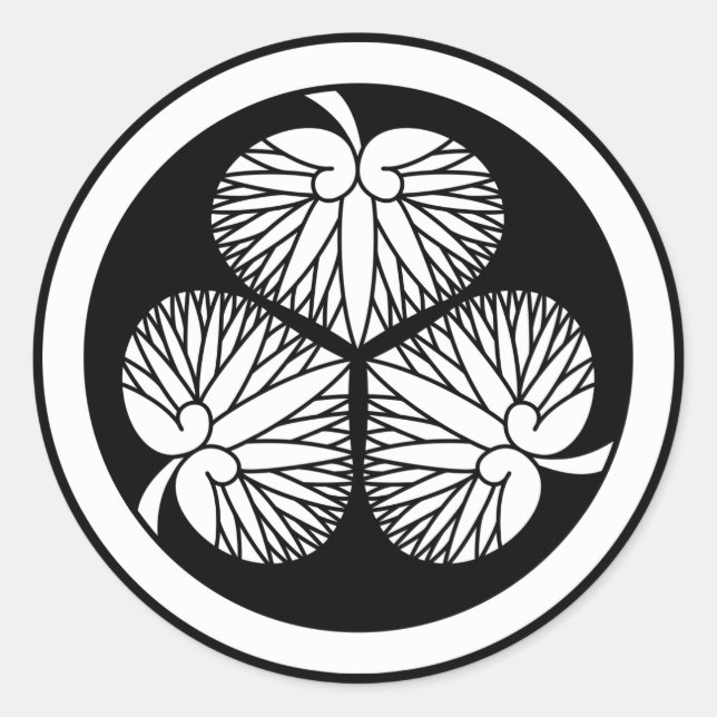 STICKER ROND 徳川葵（家康・秀忠・家光）２ (Devant)