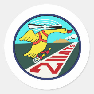 STICKER ROND 第211教 育 航 空 隊 パ チ