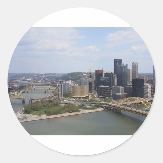 Sticker Rond 0230 Pittsburgh (Triangle d'or).JPG (Devant)