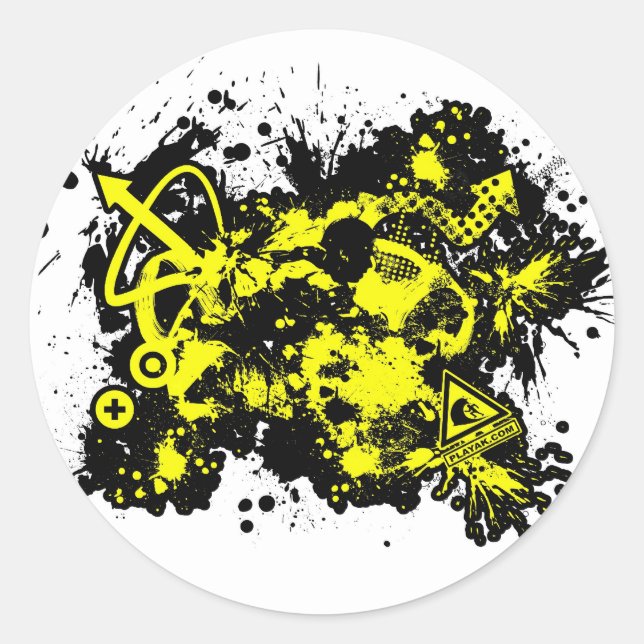 Sticker Rond 02 Conception 1 (Devant)