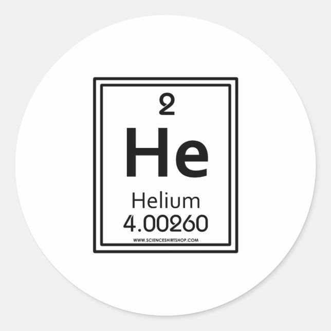 Sticker Rond 02 Hélium (Devant)