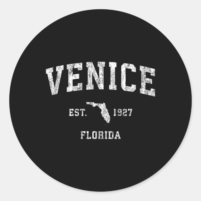 Sticker Rond 038167 Venise Floride Sports sportifs (Devant)