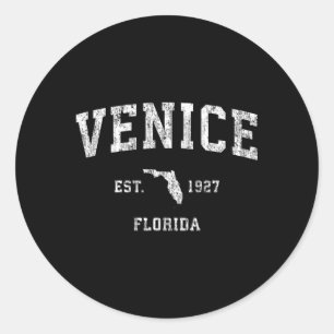 Sticker Rond 038167 Venise Floride Sports sportifs