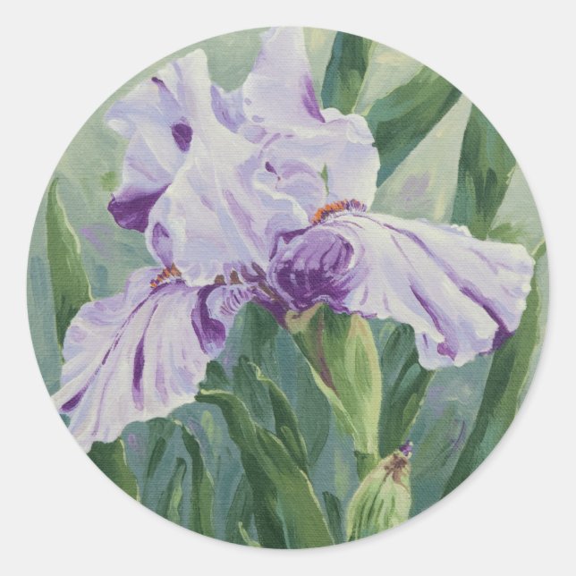 Sticker Rond 0440 Iris Violet (Devant)