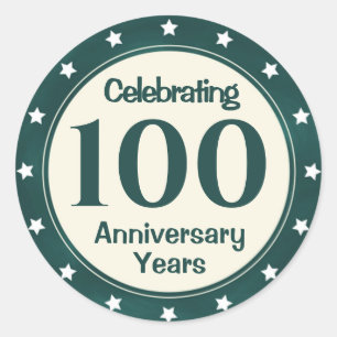 Sticker Rond 100 ans