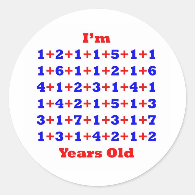 Sticker Rond 100 ans ! (Devant)