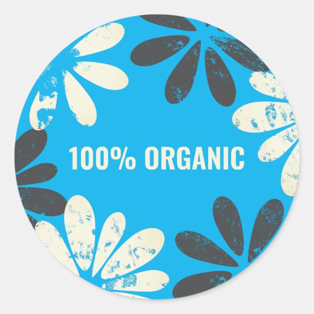 Sticker Rond 100% bio (Devant)