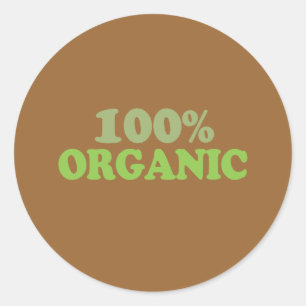 Sticker Rond 100 % bio