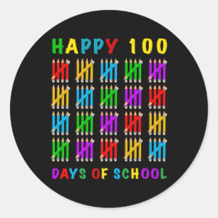 Sticker Rond 100 Jours D'École
