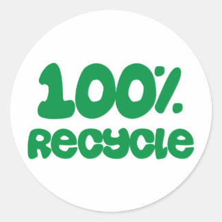 Sticker Rond 100% Recycle Produits & Designs !