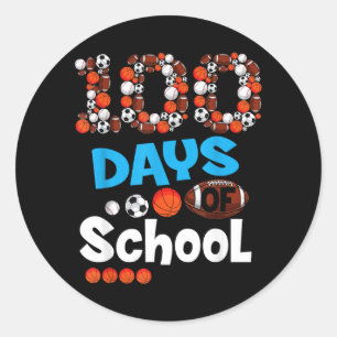 Sticker Rond 100e jour d'école