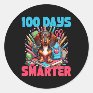 Sticker Rond 100ème Jour De L'École 100 Jours Smarte