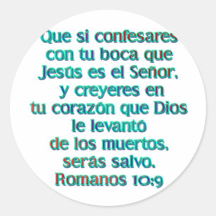 Sticker Rond 10:9 de Romanos