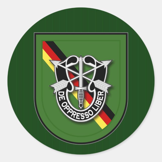 Sticker Rond 10e SFG-A 7 Allemagne (Devant)