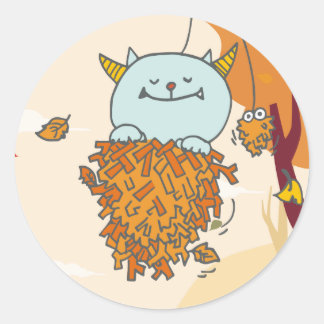 STICKER ROND 11月モンスターシール。