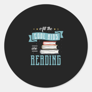 Sticker Rond 11.Tous Les Enfants Cool Lisent