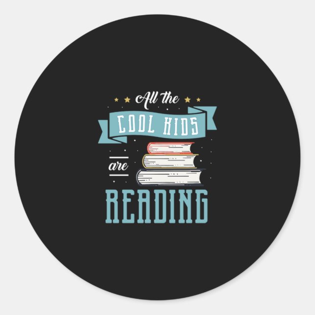 Sticker Rond 11.Tous Les Enfants Cool Lisent (Devant)