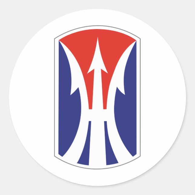 Sticker Rond 11e brigade d'infanterie légère (Devant)