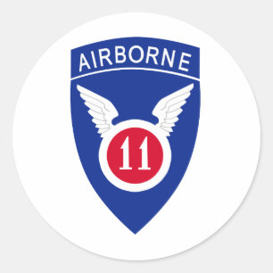 Sticker Rond 11e division aéroportée
