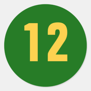 STICKER ROND 12