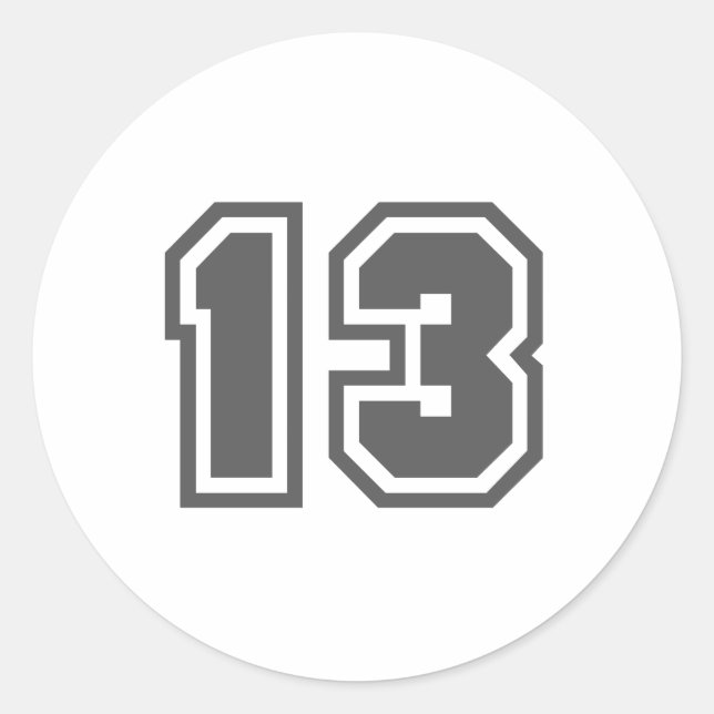 STICKER ROND 13 (Devant)
