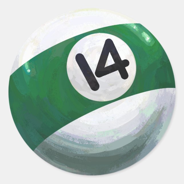 Sticker Rond 14 balles (Devant)
