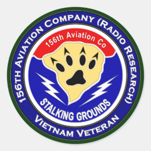 Sticker Rond 156th Avn Co - Stalking Grounds 2