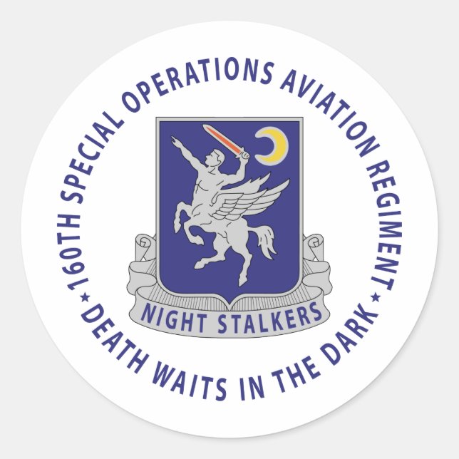 Sticker Rond 160e SOAR - Stalkers de nuit (Devant)