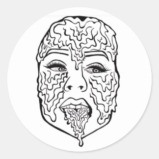 Sticker Rond 16 bougies