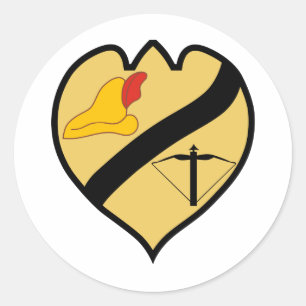 Sticker Rond 173e AHC Robinhotties