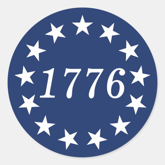 STICKER ROND 1776 (Devant)