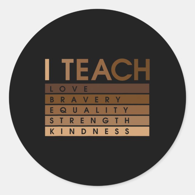 Sticker Rond 1865 - Histoire des Noirs (Devant)