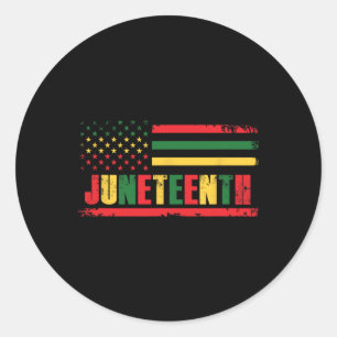 Sticker Rond 1865 J Histoire noire afro-américaine