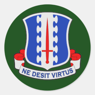 Sticker Rond 187th Régiment d'infanterie DUI (aéroporté)