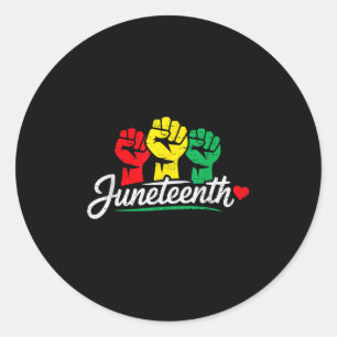 Sticker Rond 18 juin 1865 Journée de la liberté Africaine 19 ju