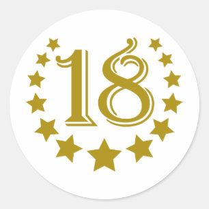 Sticker Rond 18 stars-Birthday.png