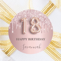 18e anniversaire blush rose parties scintillant dr